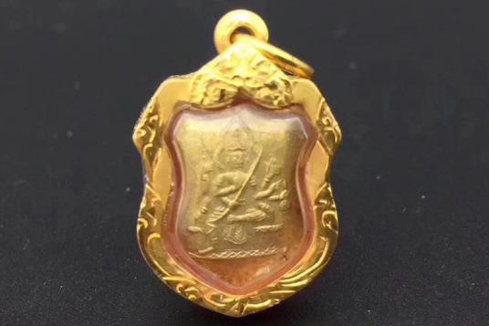 龙婆see2519年迷你盾型四面神