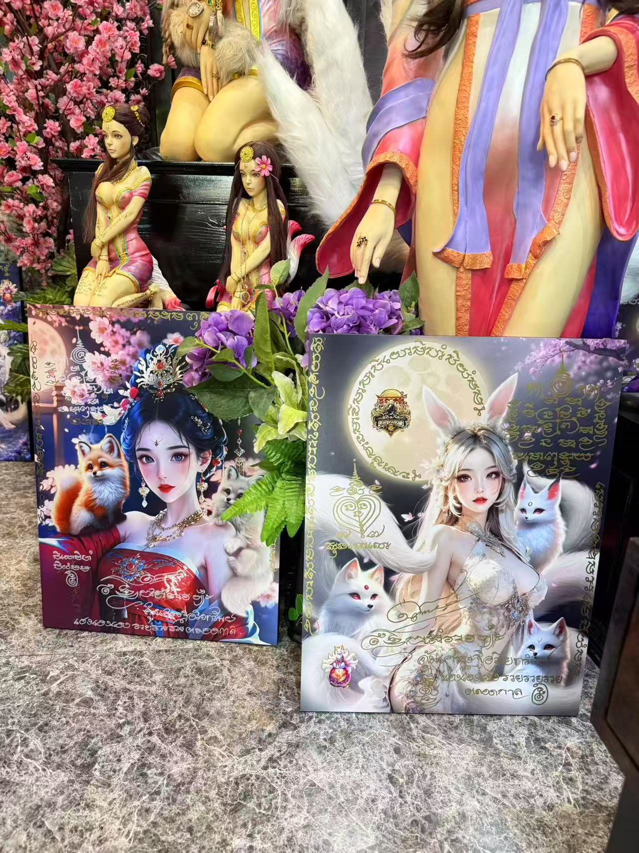 阿赞欧查狐仙挂画